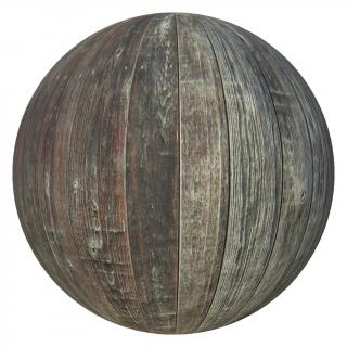 PBR texture of wood planks 4K